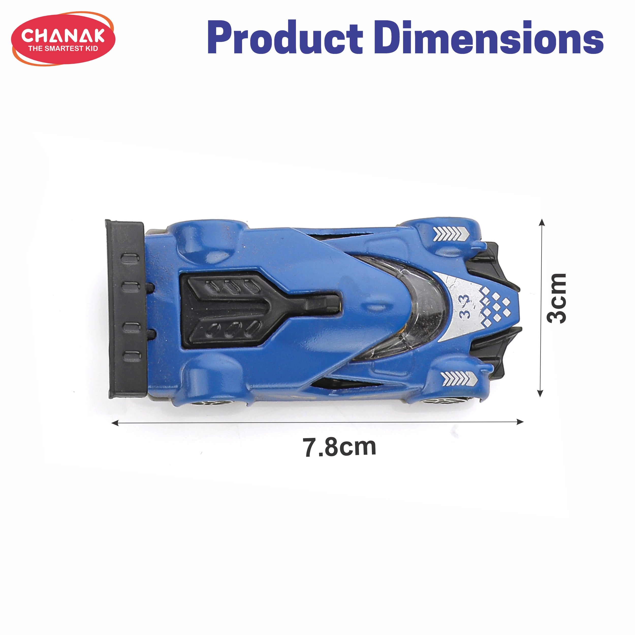 Die Cast Street Racer (3 Pcs) 1st, 2nd, 3rd Model