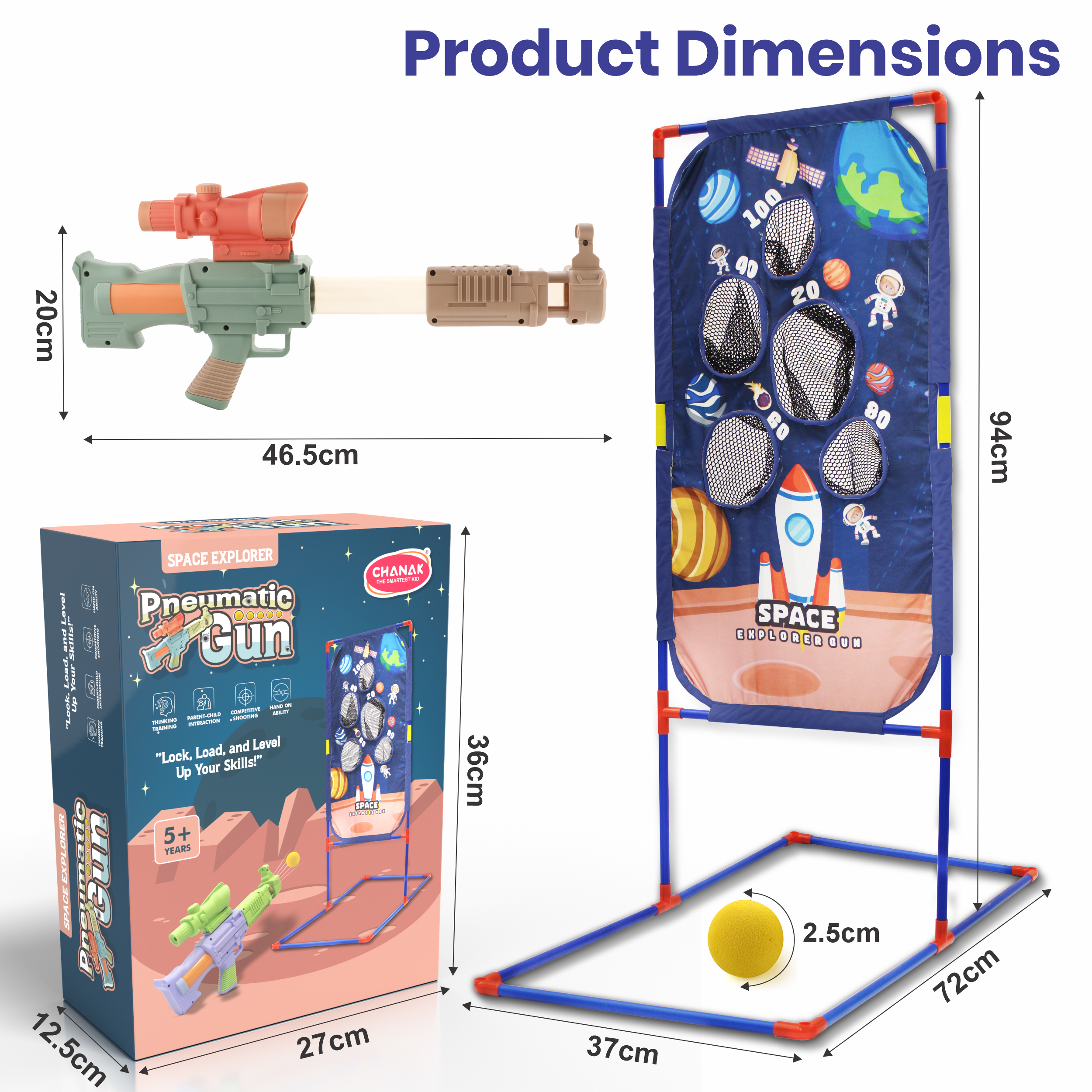 Space Explorer Air Gun Pack of 2