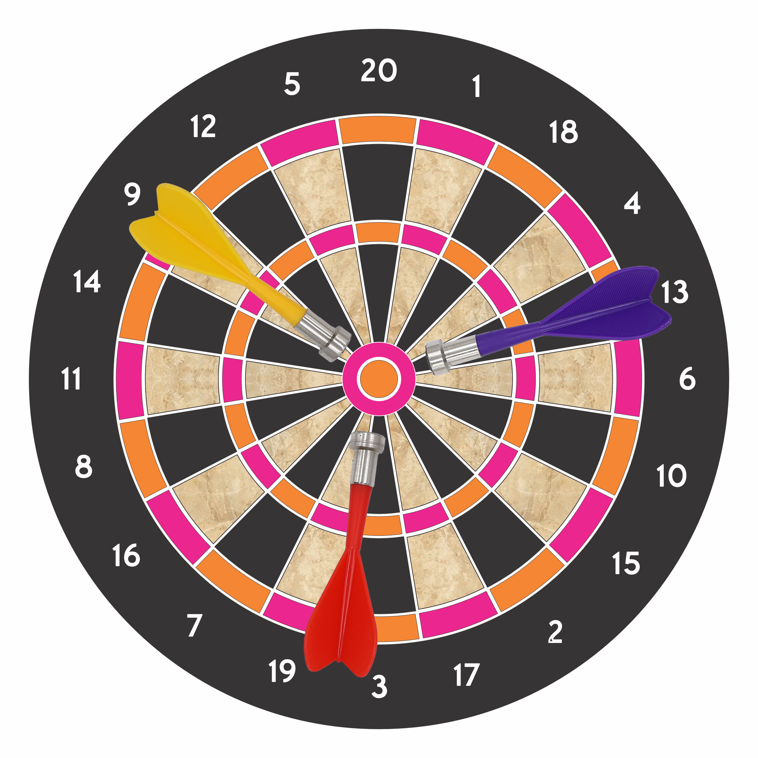 Chanak Magnetic Dart Board With Darts