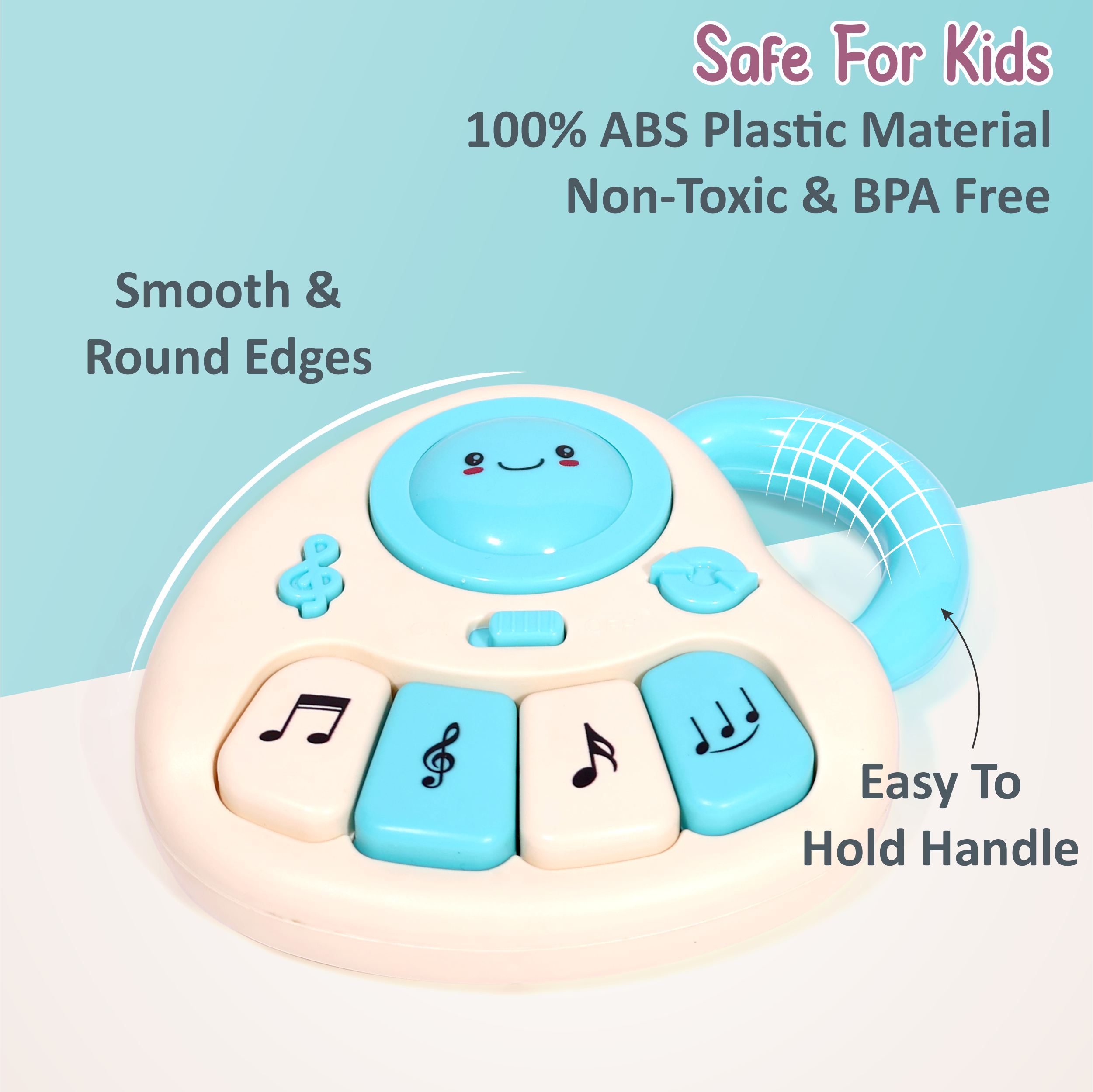 Tiny Tune Piano (White-Blue)