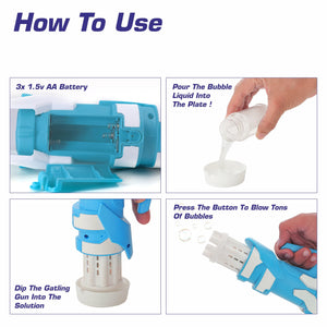 Gatling Bubble Gun (Light Blue) chanak