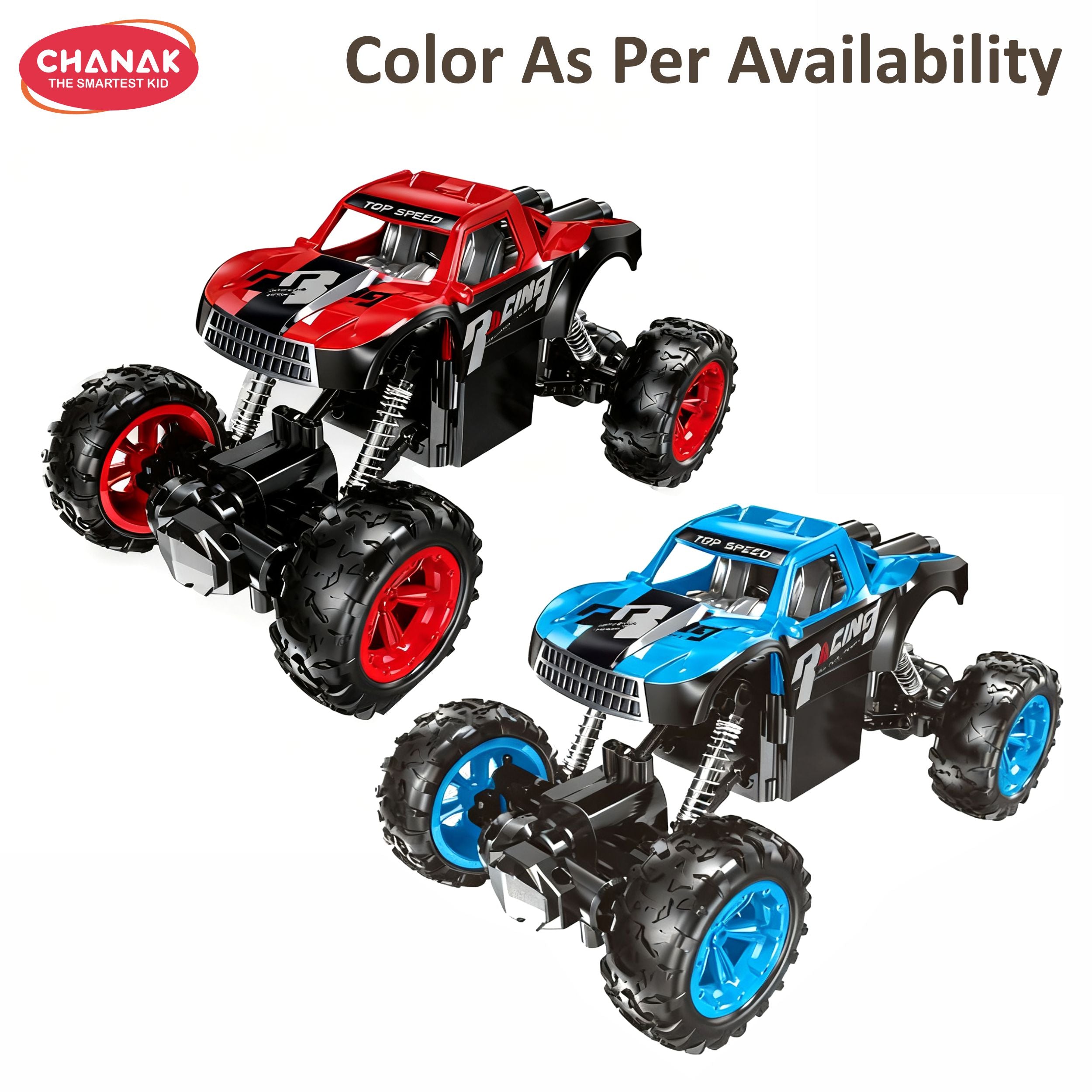 Chanak Off-Road Climbing Rc Car 1:20 Scale | Rechargeable Remote Control Truck With Shock Absorbers & Anti-Skid Tires | 2.4Ghz Wireless Racing Toy Car For Kids (Alloy Version)