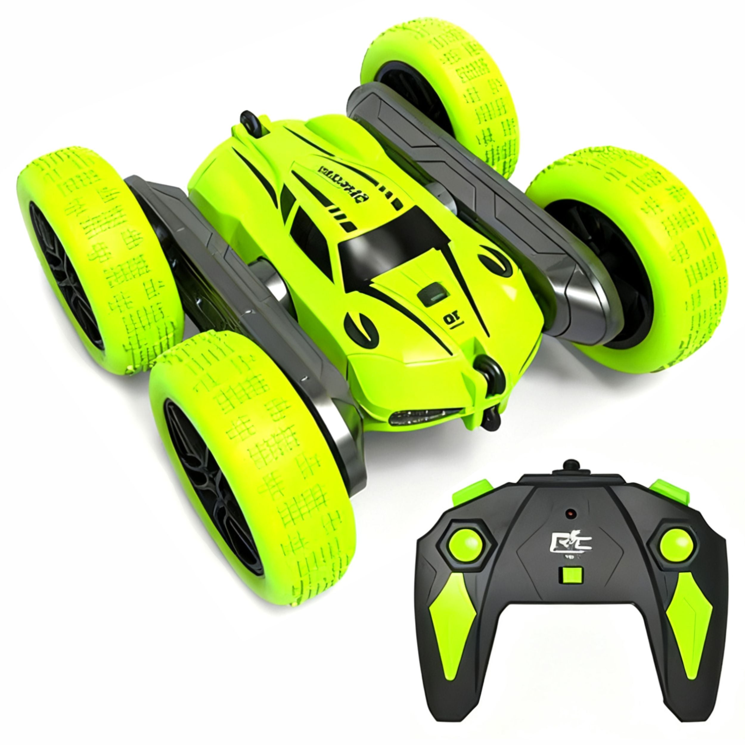 Chanak 360° Rotating Rc Stunt Car – 4Wd Double-Sided Remote Car With 2 Motors, Led Lights, 2.4Ghz Control & Rechargeable Battery. High-Speed Durable Toy