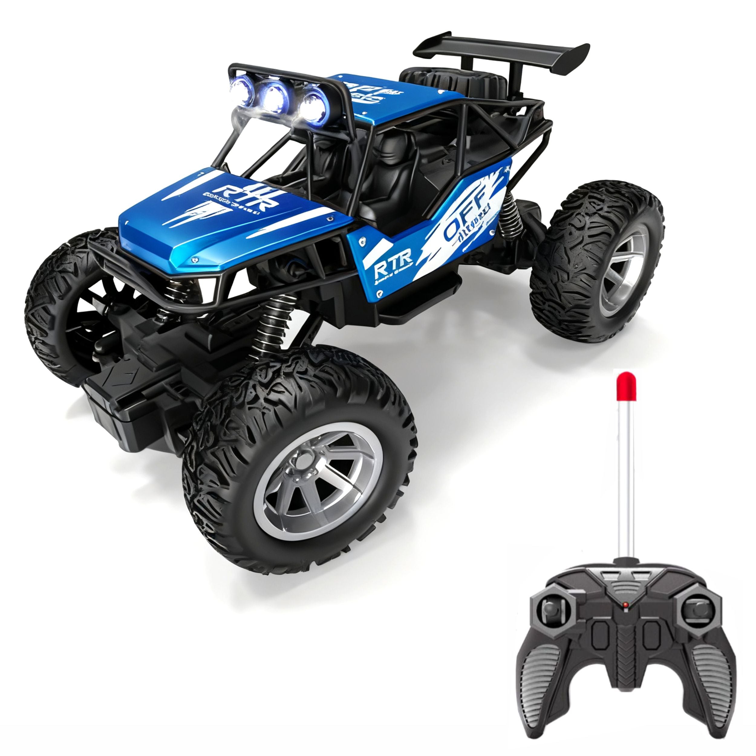 Chanak Explorer 1:20 Scale Rc Off-Road Climbing Car | Alloy Version | Rechargeable Remote Control Rock Crawler With Led Headlights | 4-Wheel Drive High-Performance (Color As Per Availability)