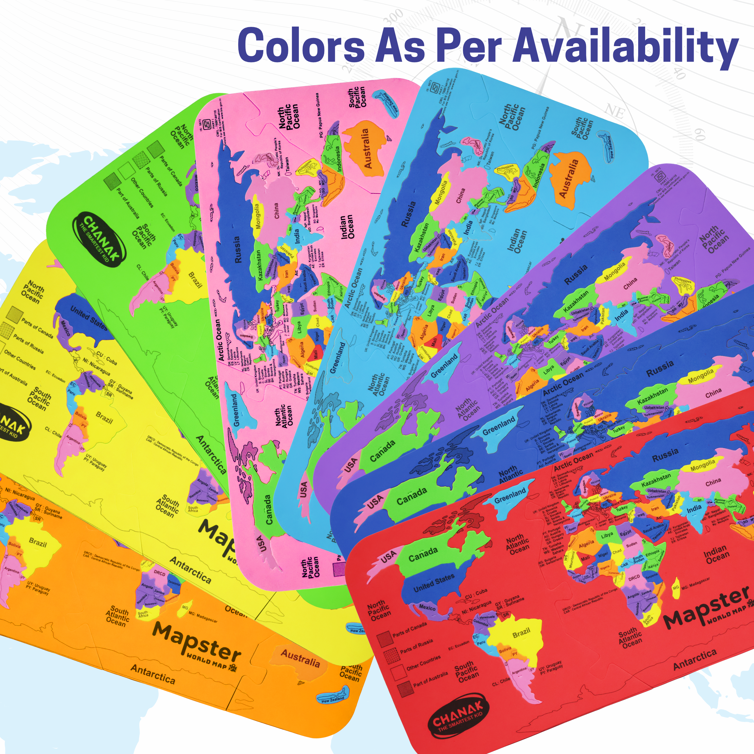 Mapster World map (Foam)