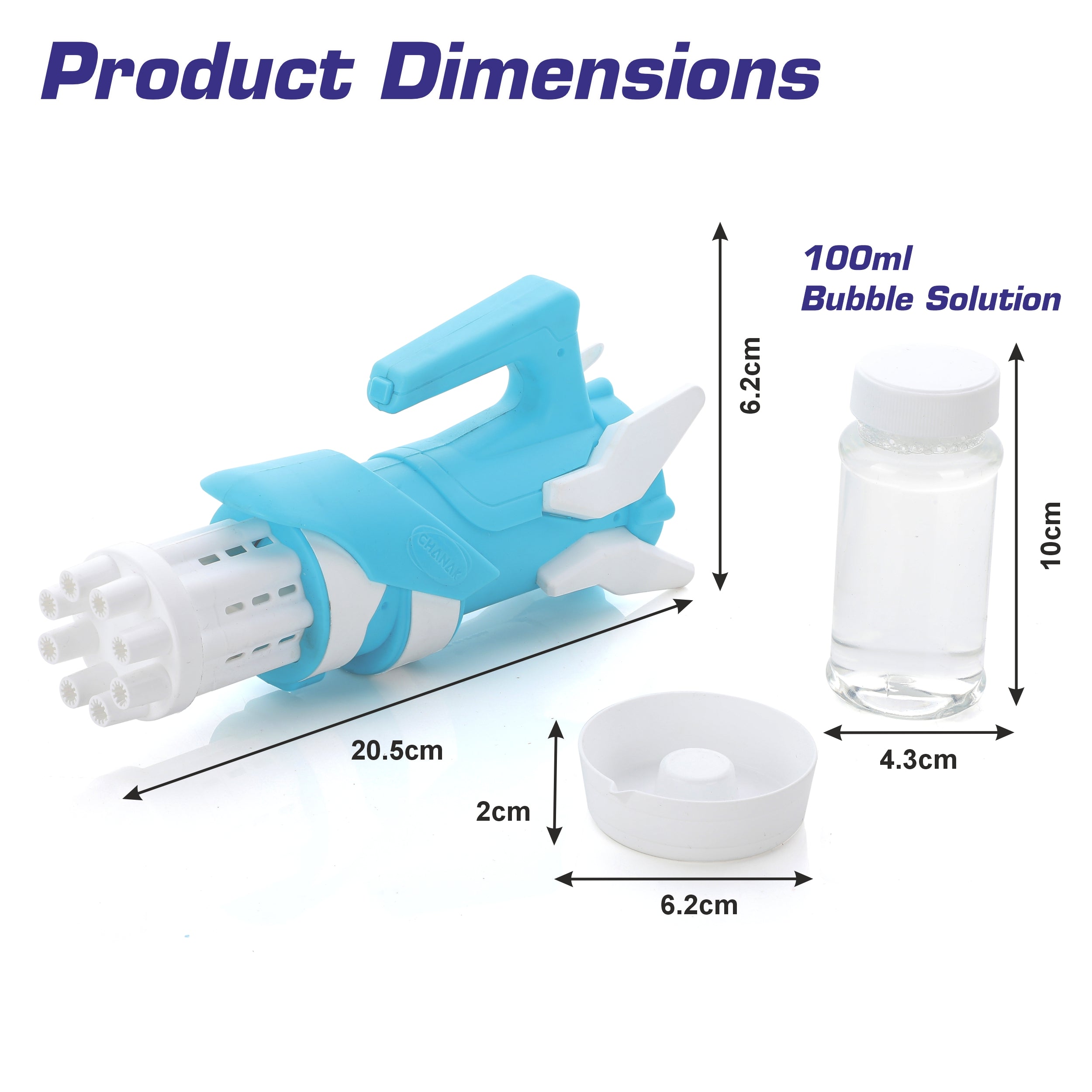 Gatling Bubble Gun (Light Blue) chanak