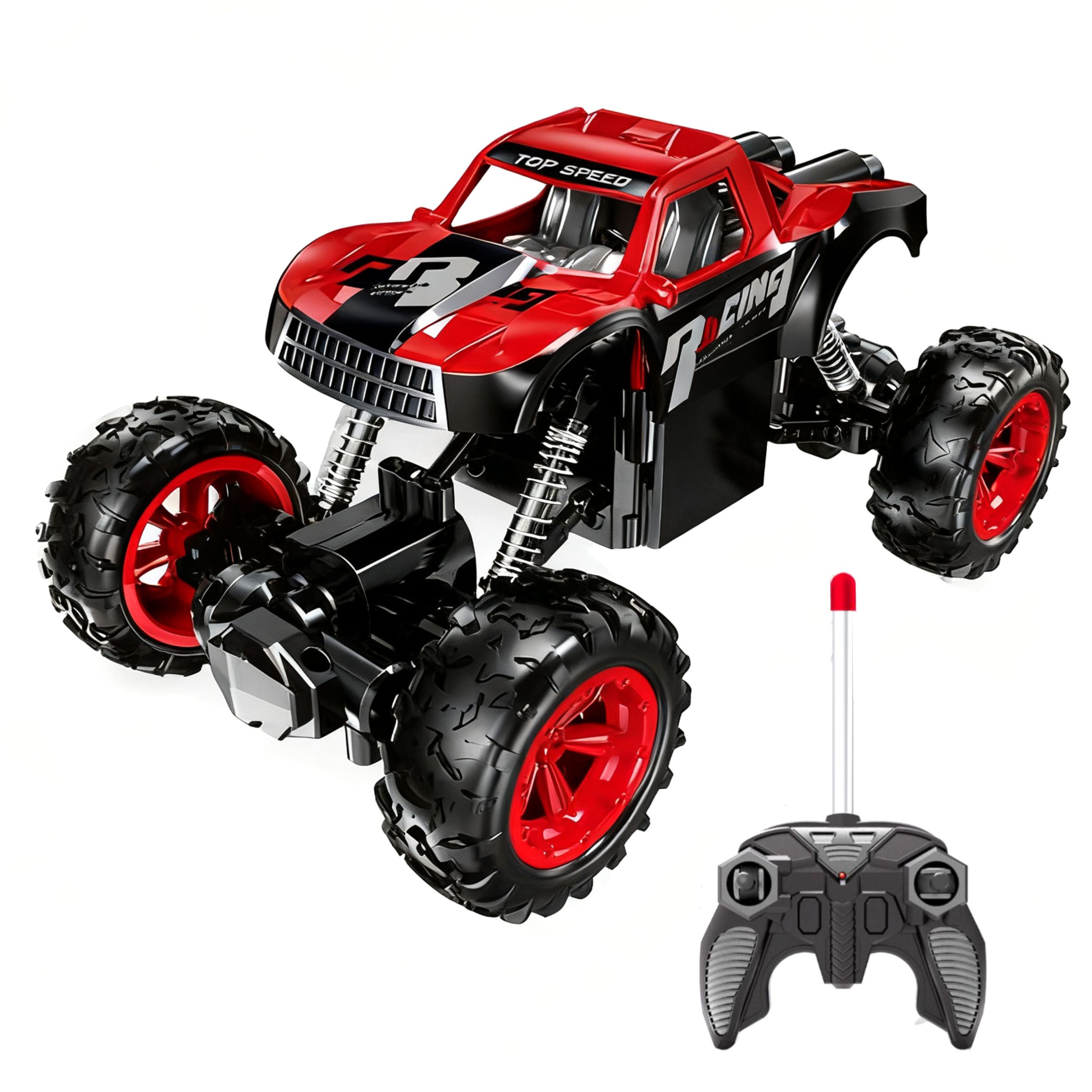 Chanak Off-Road Climbing Rc Car 1:20 Scale | Rechargeable Remote Control Truck With Shock Absorbers & Anti-Skid Tires | 2.4Ghz Wireless Racing Toy Car For Kids (Alloy Version)