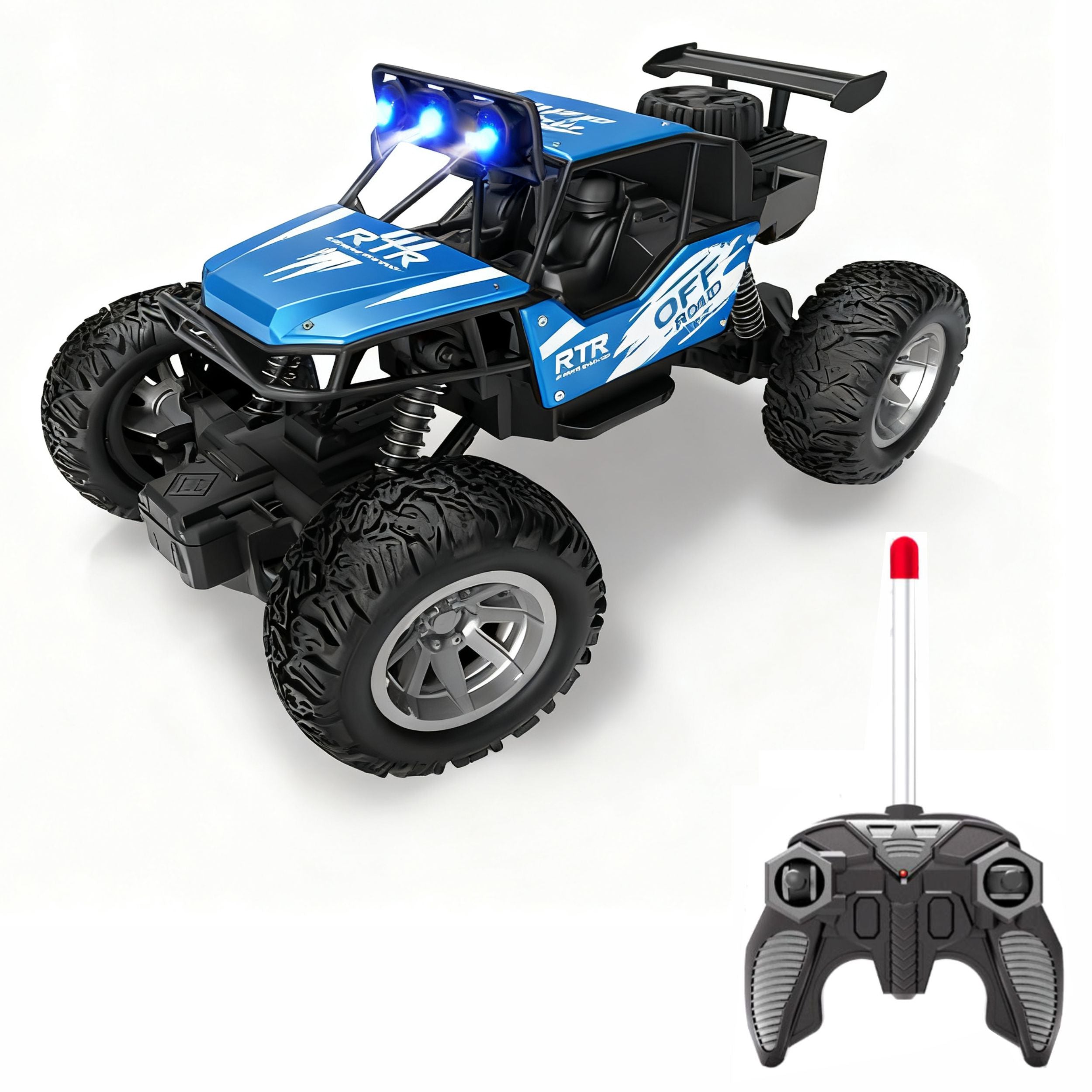 Chanak Explorer Alloy Version 1:20 Scale Rc Climbing Off-Road Vehicle For Kids – High Performance Remote Control Car With Shock Absorbers, 4Wd Suspension, Led Lights & Rechargeable Battery