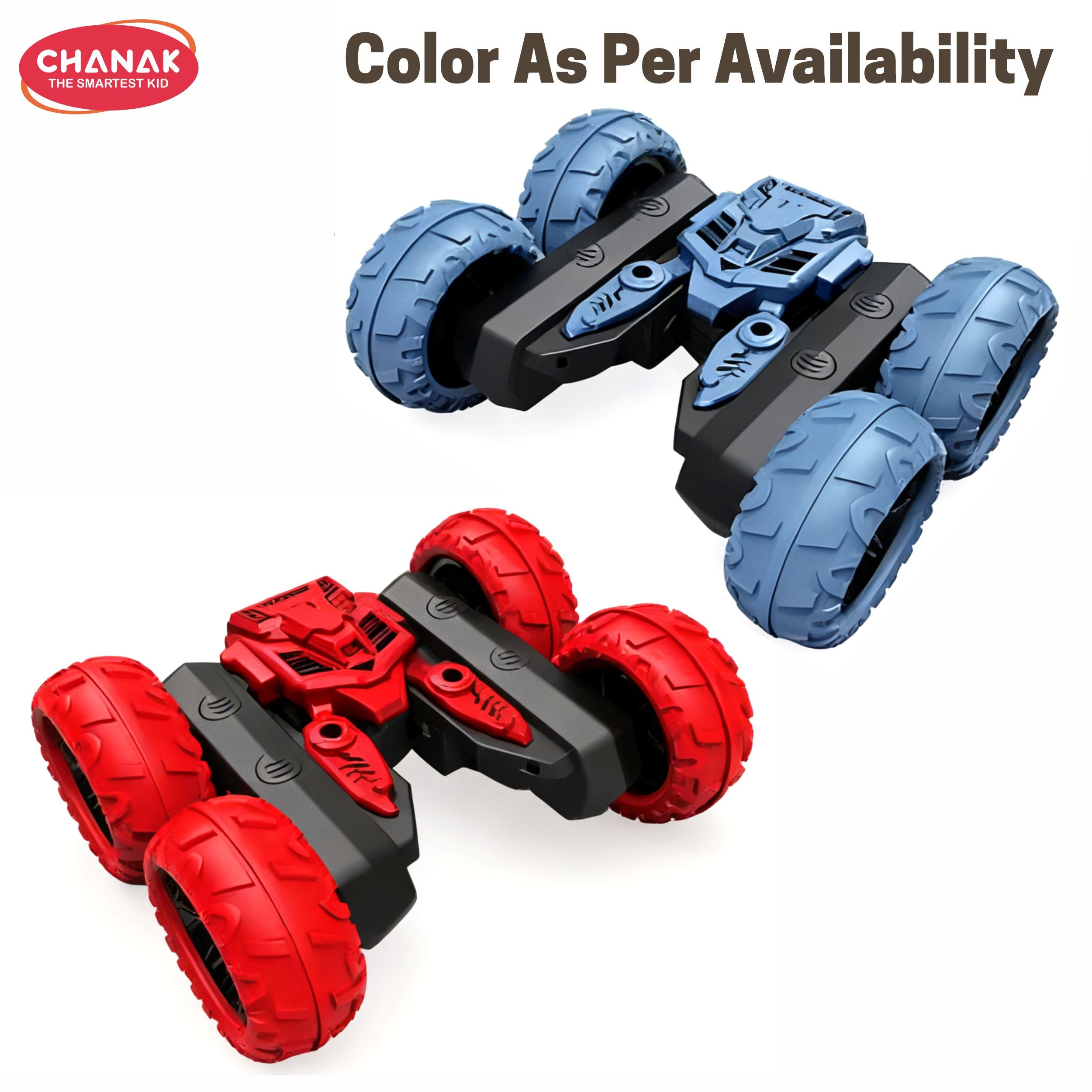 Chanak 360° Rotating Rc Stunt Car – Double-Sided 4Wd Remote Control Car With 360° Spinning & Flipping Action, Powerful Controller, Rechargeable Lithium Battery, And Durable
